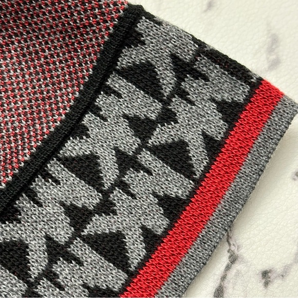 Michael Kors Men’s Beanie Winter Hat Gray Black 33916C Cuffed Style New NWT - Picture 13 of 14